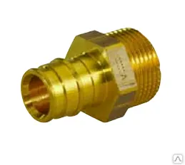 Фото №0 Штуцер Q&amp;E c наружной резьбой 16*1/2 НР, DR-латунь Upоnor