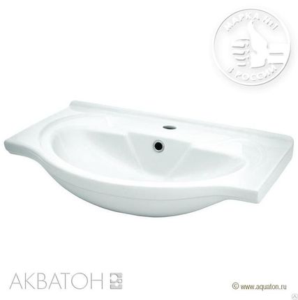 Фото №0 Умывальник Байкал-65 Santek 1WH109651 Santek