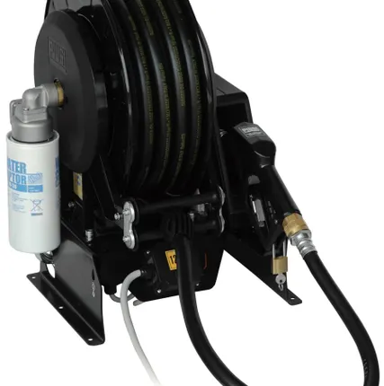 Фото №0 Piusi Pitstop DC 12V - Заправочный модуль с катушкой 14 м, авт. пист., фильтр сепаратор, 45 л/мин