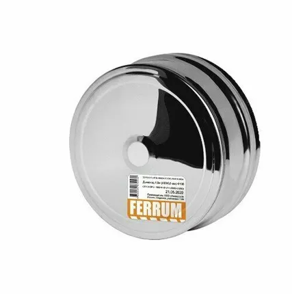 Фото №0 Заглушка внешняя Ф115 (430/0,5мм) нержавеющая сталь Феррум