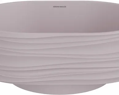 фото Раковина Kerama Marazzi Artbasin Conchiglia 50 белый матовый SA.wb.50\MAL