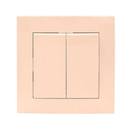 Фото №0 Выключатель 2-кл. СП Валенсия 10А IP20 крем. PROxima EKF EWV10-023-20