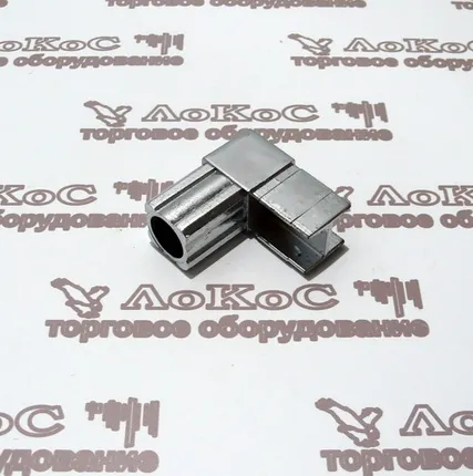 Фото №0 Соединитель 2-х труб плоскостной 25*25мм, хром