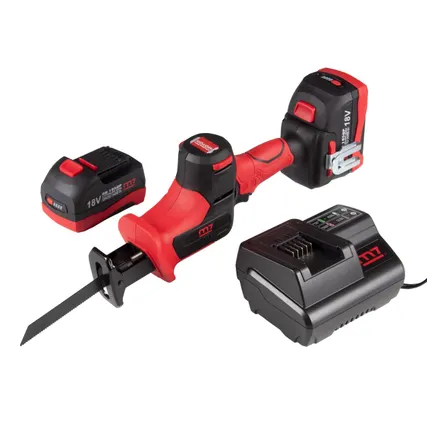 Фото №3 Пила сабельная аккумуляторная 18 В, 4 предмета, кейс MIGHTY SEVEN DRS-102A