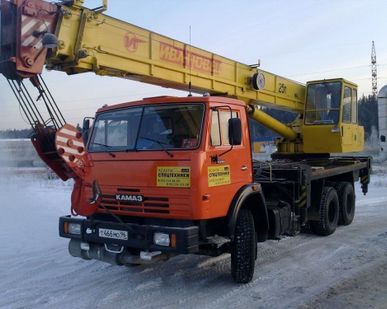 фото Аренда автокрана 25 тонн Камаз