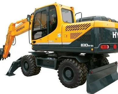 фото КОЛЕСНЫЙ ЭКСКАВАТОР HYUNDAI R180W-9S