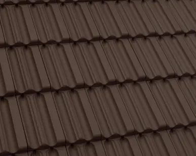 фото Черепица Cobert Logica Marselha - Коричневый (Brown)