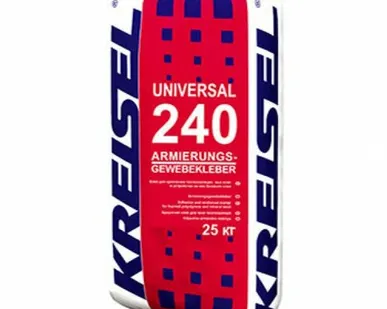 фото Штукатурно-клеевая смесь MINERALWOLLE-ARMIER. 240 зима для минеральной ваты, 25 кг КРАЙЗЕЛ