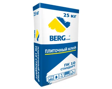 фото Клей плиточный ПК10 BERGhome 25кг