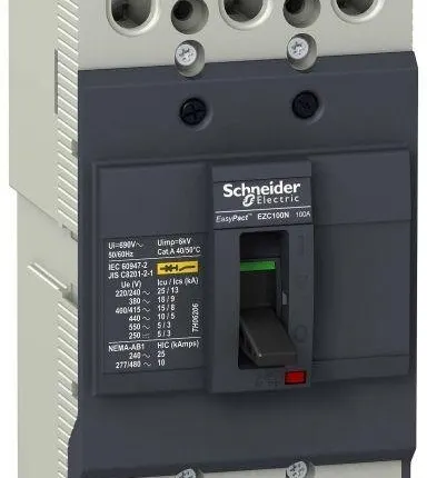 Фото №0 Выключатель автоматический 3п 3т 63А 18кА EZC100 380В SchE EZC100N3063