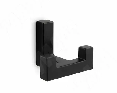 фото Крючок двухрожковый черный матовый (HK.34.BLM)