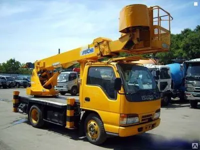 Фото №0 Аренда автовышки 15 метров