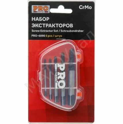 Фото №0 Набор экстракторов 5 шт.PRO STARTUL