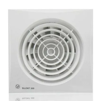 Фото №0 Silent 300 CHZ Plus белый вентилятор с датчиком влажности, таймером Soler&Palau