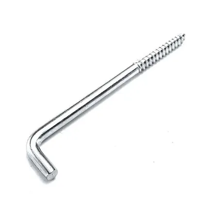 Фото №0 Шуруп с Г-образным крюком оцинков. 10*80 мм