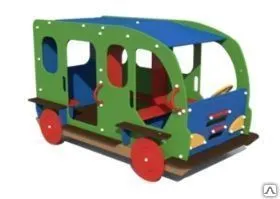 фото Игровая зона модуль Автобус деревянная 2275х1200 5112
