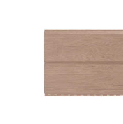 Фото №0 Сайдинг Кровля Сервис Брусnika Ольха 3D 0,45 мм Printech