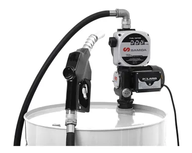 фото Комплект для бочек с насосом для ДТ, 70 л/м с комплектом для всасывания