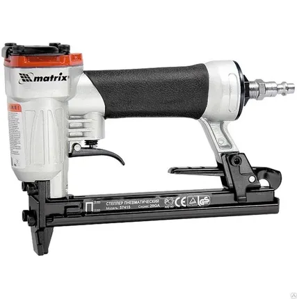 Фото №0 Степлер пневматический для прямоугольных скоб от 10 до 22 мм// MATRIX