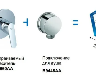 фото Гигиенический комплект Ideal Standard Set Ceraplan II B0040AA Ideal Standar