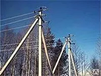 фото Стойки СВ для линий электропередач.