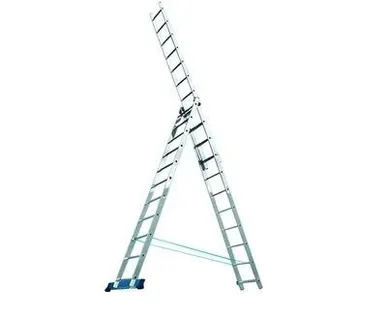 фото Лестница алюминиевая трехсекционная Алюмет, 3 x 7