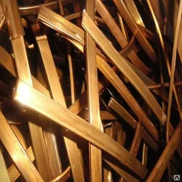 Фото №0 Полоса бронзовая от 0.15 до 22 мм БрБ2 холоднокатаная