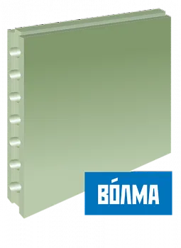 Фото №0 1.5 ПГП для стен и перегородок 667*500*80мм пустотелая влагостойкая ТМ "Волма" ЗИМА
