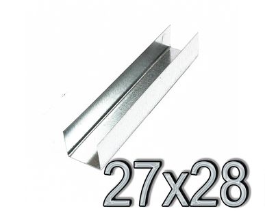 фото Профиль ППН 28х27х0,6 3м(24/пачка 480/паллет)