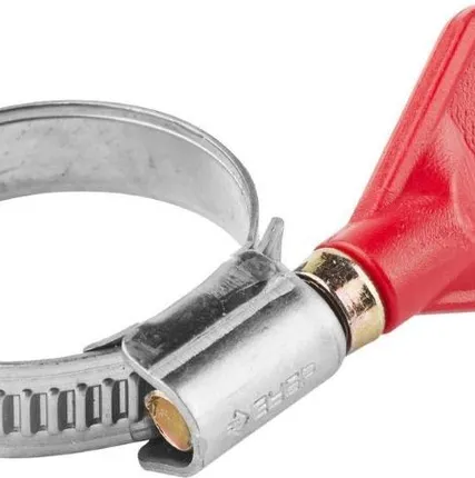 Фото №0 Хомутик &quot;Бабочка&quot; ЗУБР &quot;Профессионал&quot; нержавеющий, накатная лента 9мм, 8-14