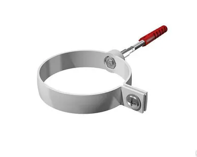 фото VERAT хомут трубы универсальный L=140мм RAL 9016 8016 7024 3009 6005.