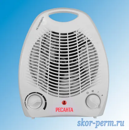 Фото №1 Тепловентилятор электрический спиральный РЕСАНТА ТВС-1 (2,0 кВт)