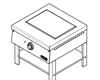 фото Плита-табурет электрическая KAYMAN ПЭ-1-111-МХ