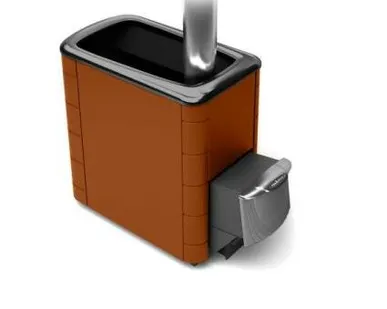 фото Печь для бани ТМФ Тунгуска XXL 2013 Inox дверца антрацит терракота