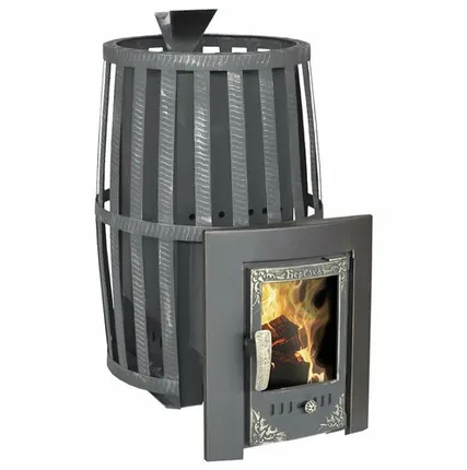 Фото №0 Печь-камин для бани Березка "Витязь"