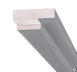 фото ОЛОВИ Дверная коробка перекладина М7 крашенная Серая 7040