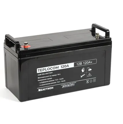 Фото №0 Аккумулятор для ИБП котла 120 А*ч Teplocom свинцово-кислотный, 12В
