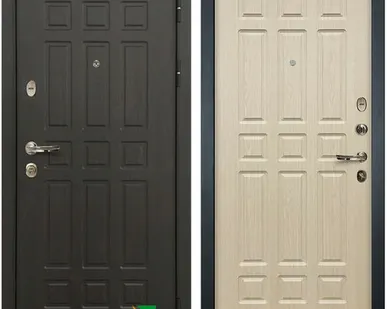 фото Входная дверь Сенатор венге-28 дуб беленый