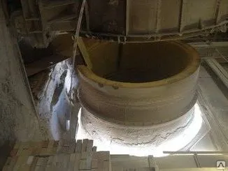 фото Монтаж дымовой трубы
 котельной