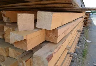 фото Брус обрезной 1 сорт 200х200х6000 мм.