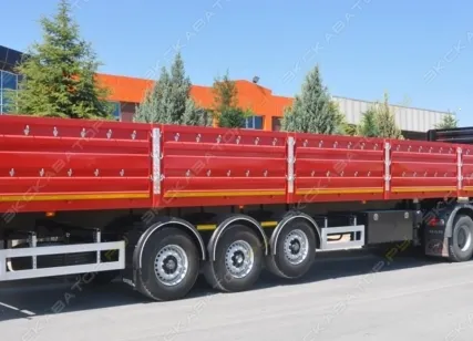 Фото №0 Аренда бортового полуприцепа Grunwald бортовой, Москва