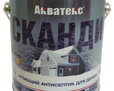 фото Акватекс-Сканди 2,5л Кроющий антисептик для древесины  Фьорд