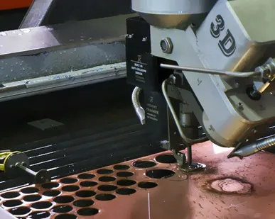 фото Гидроабразивная резка меди