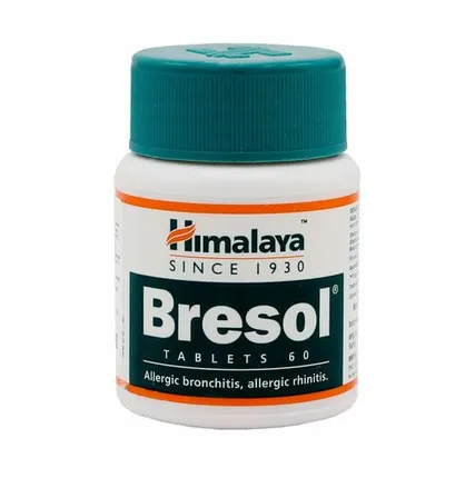 Фото №0 Бресол (Bresol) от аллергии, кашля и простуды Himalaya | Хималая 60 таб