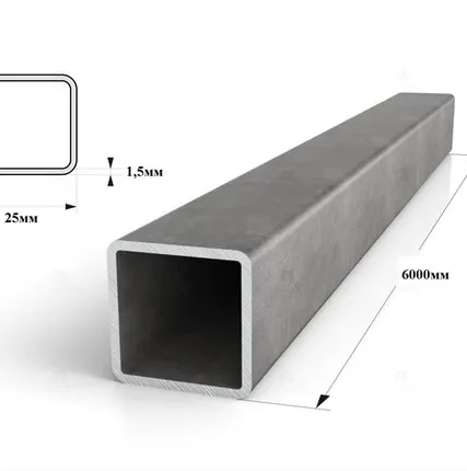 Фото №0 Труба профильная 25х25х1.5 (6м)