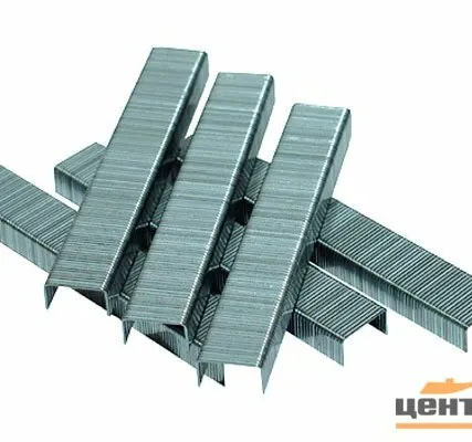 Фото №0 Скобы для степлера 6мм, тип 53, толщина 0,7 мм, 1000 шт, Stelgrit, закаленые