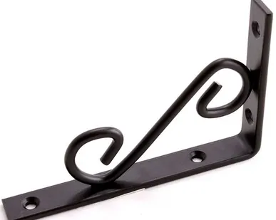 фото Кронштейн декор. черный 150*100