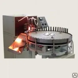 фото Установка индукционная нагревательная с дисковым механизмом подачи