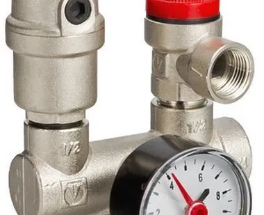 фото Группа безопасности котла латунная 1*3/4*1/2 Valtec арт. VT.460.0.0