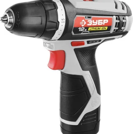 Фото №0 Шуруповерт Зубр ДА-12-2-Ли КНМ1 (25 Н*м)